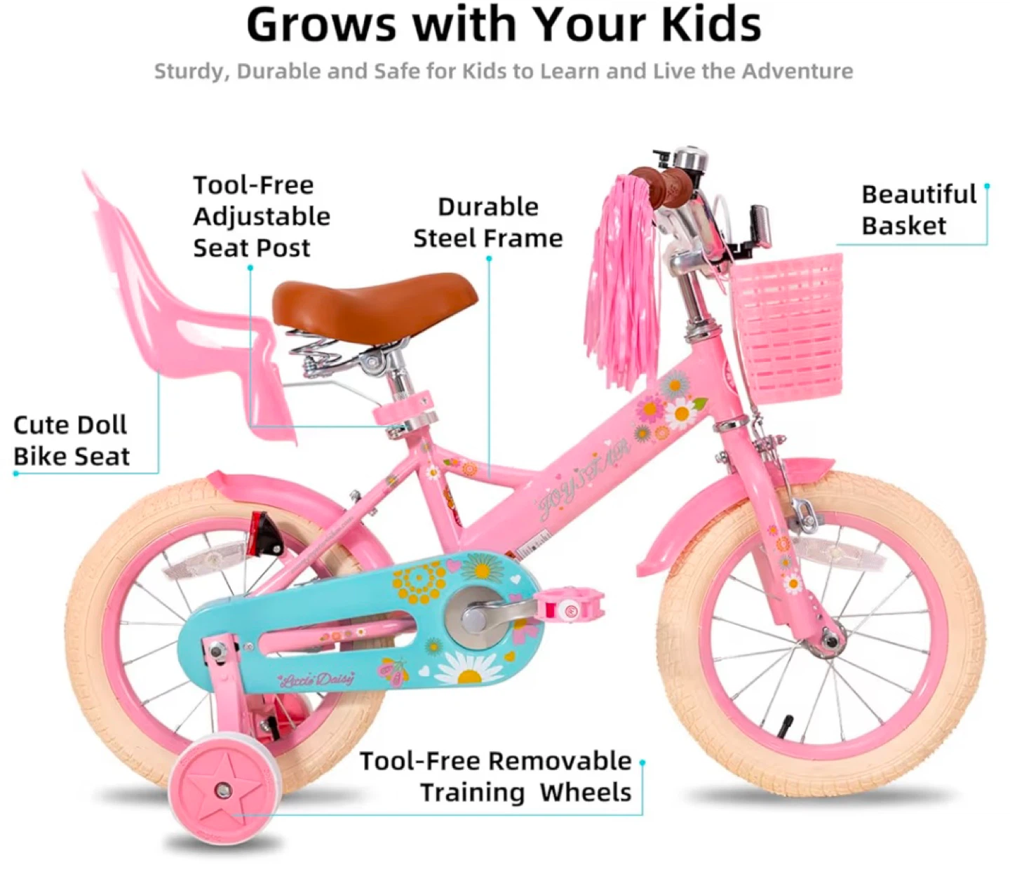 JoyStar 12 inch Girls Bike - Like New! - photo 2