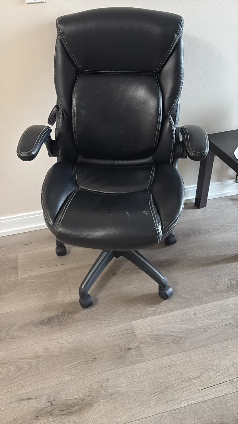 Black Leather Office Chair