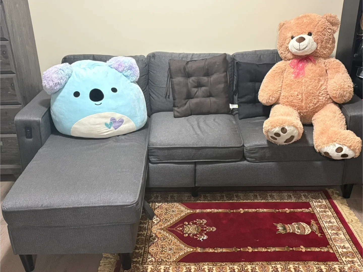 3 seater L shaped sofa