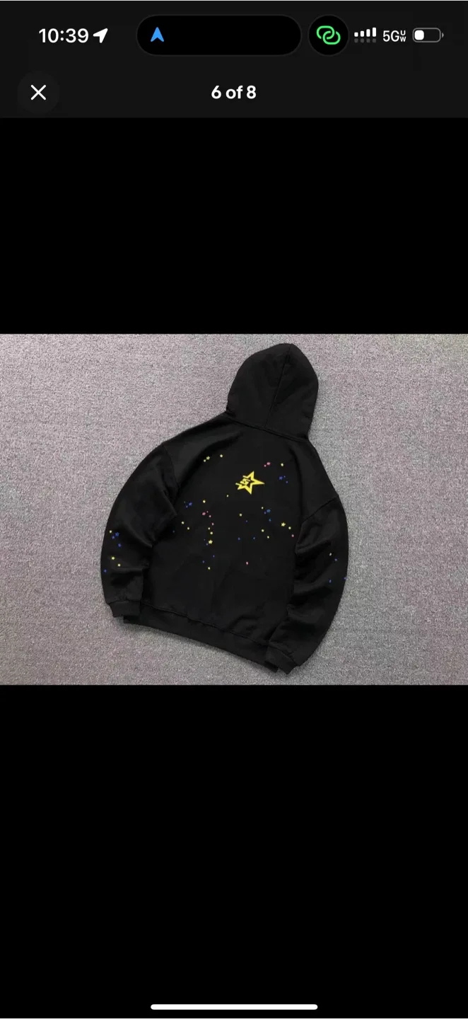 SP5DER Hoodie - Black & Pink image indicator(2)