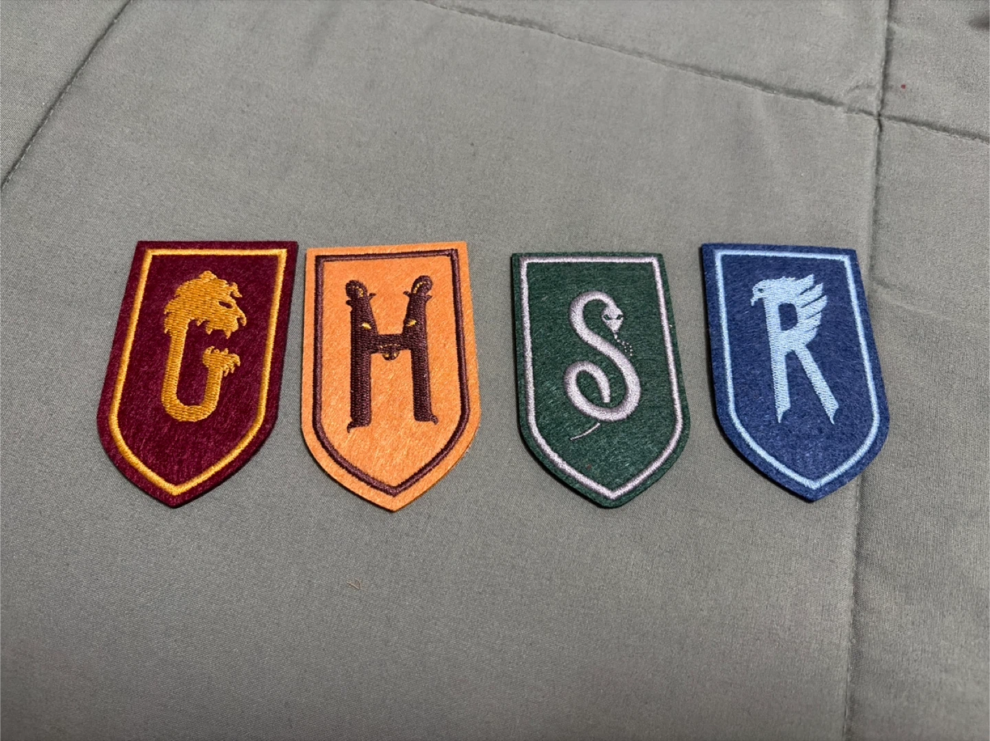 Hogwarts House Patches