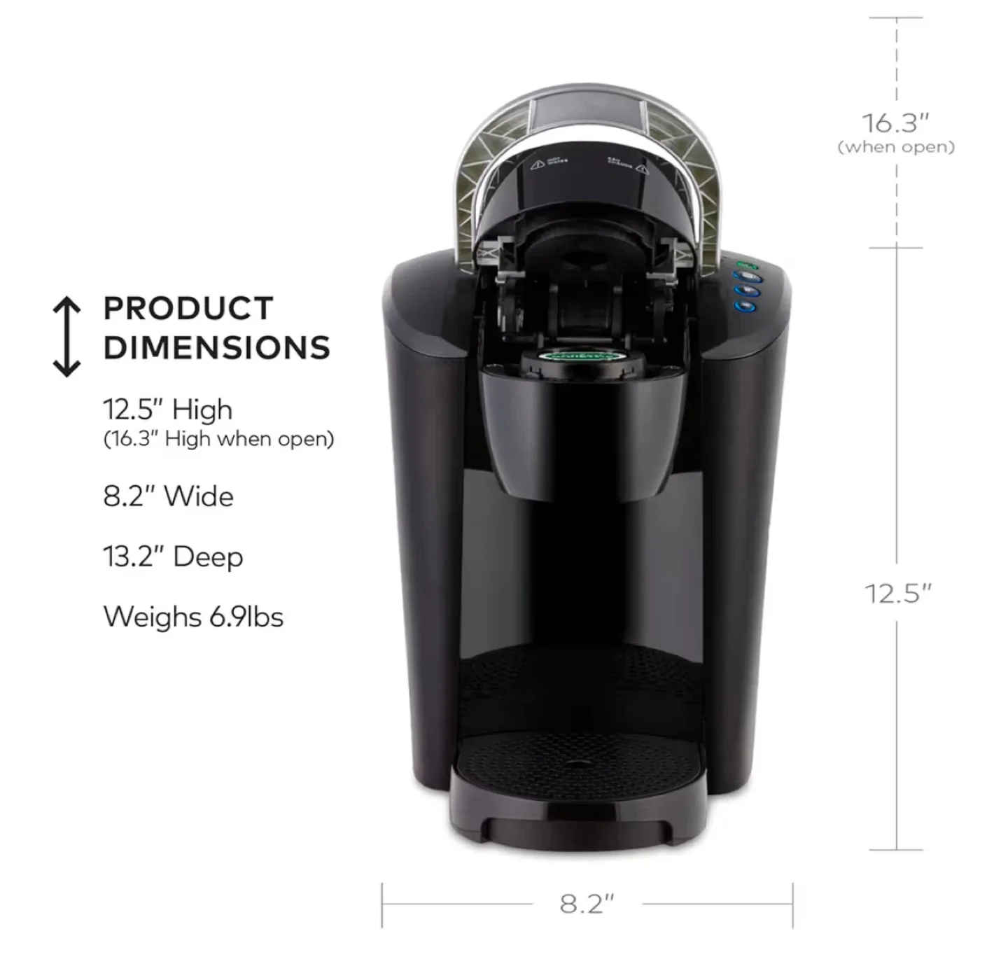 Keurig K-Compact Single-Serve K-Cup Coffee Maker image indicator(5)