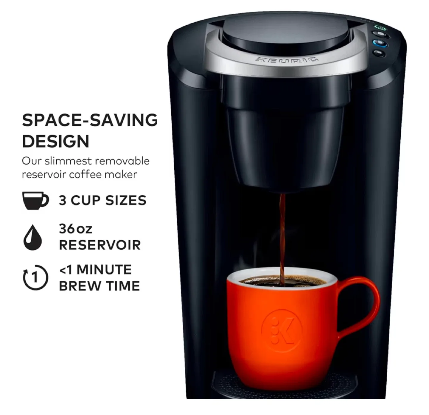 Keurig K-Compact Single-Serve K-Cup Coffee Maker image indicator(6)