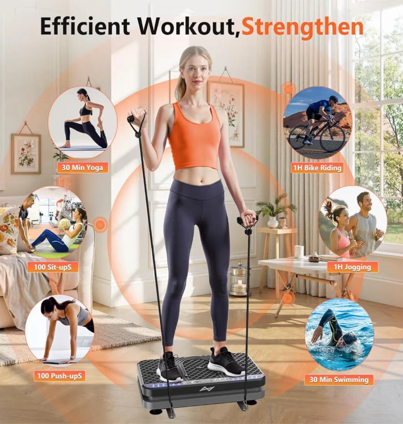 Vibration Plate Exercise Machine - photo 2