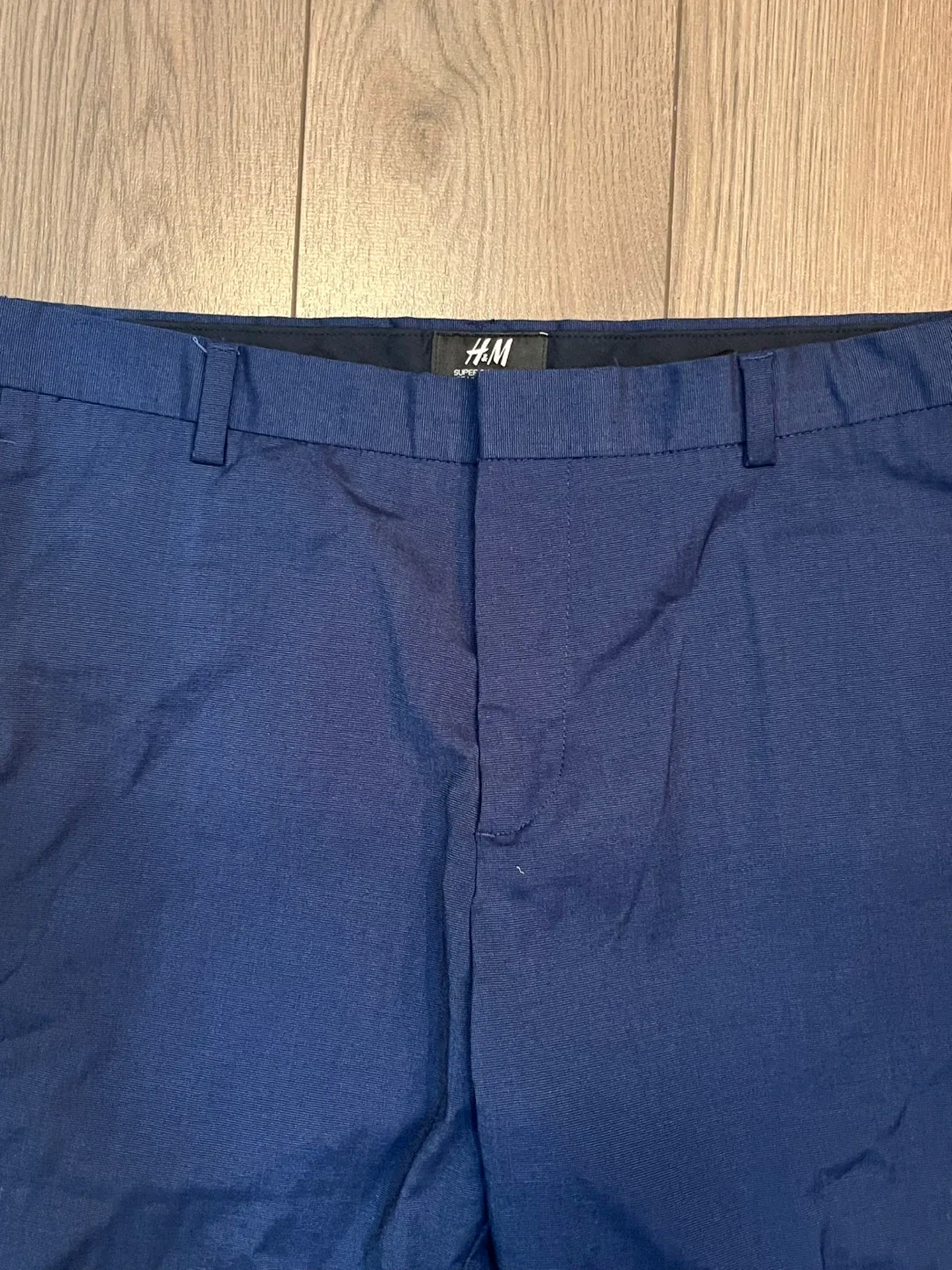 H&M Super Skinny Fit Blue Pants - Size 32R image indicator(3)