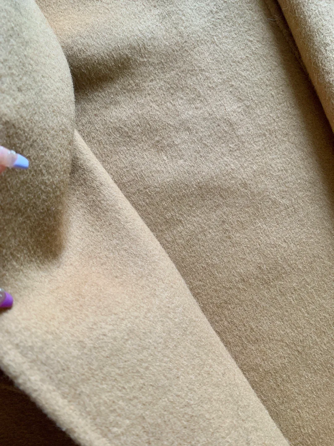 Beige Wool Coat - Size S image indicator(5)