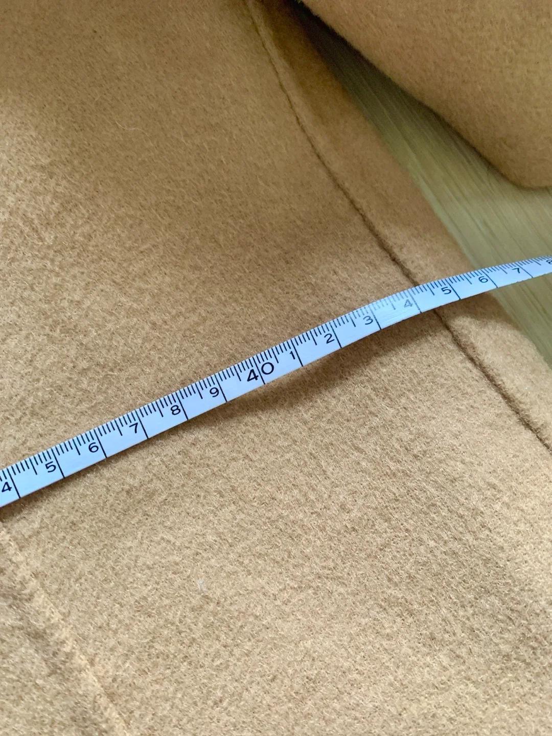 Beige Wool Coat - Size S image indicator(8)