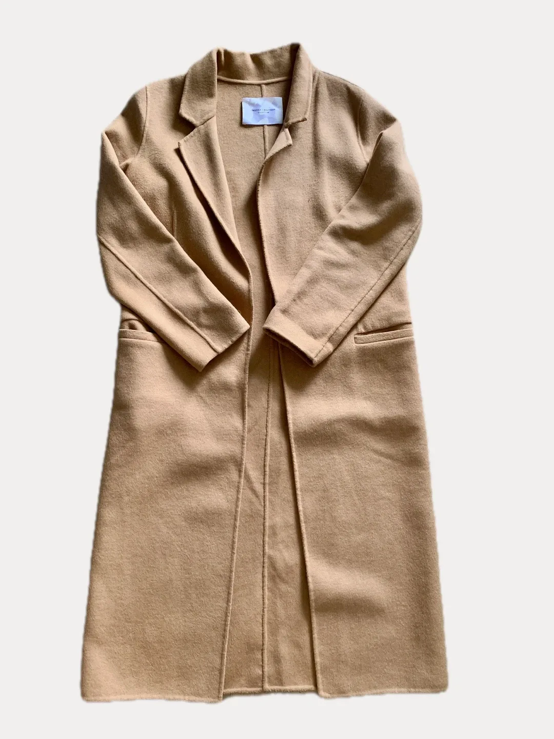 Beige Wool Coat - Size S image indicator(2)