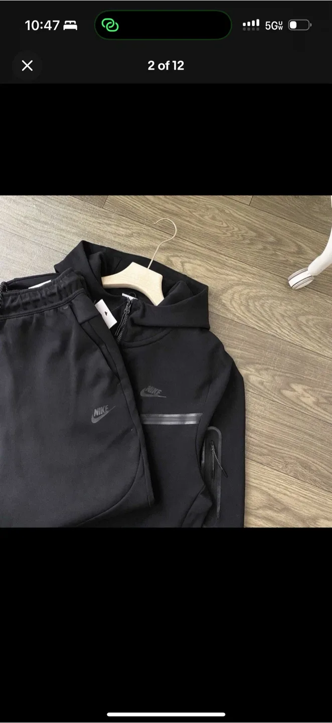 Nike Tech Fleece Tracksuit - Black