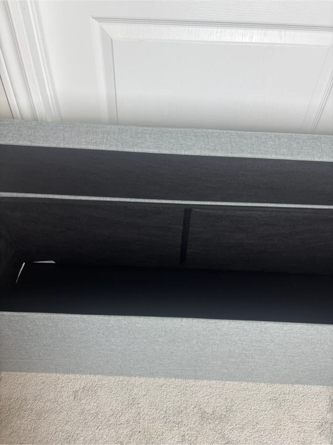 Grey Storage Bench Ottoman image indicator(7)