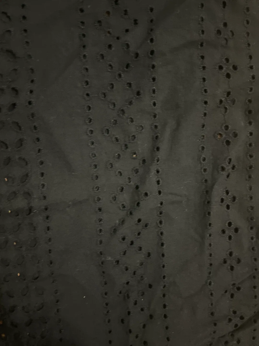 Valentina Naldi Black Eyelet Pants - Size S image indicator(2)