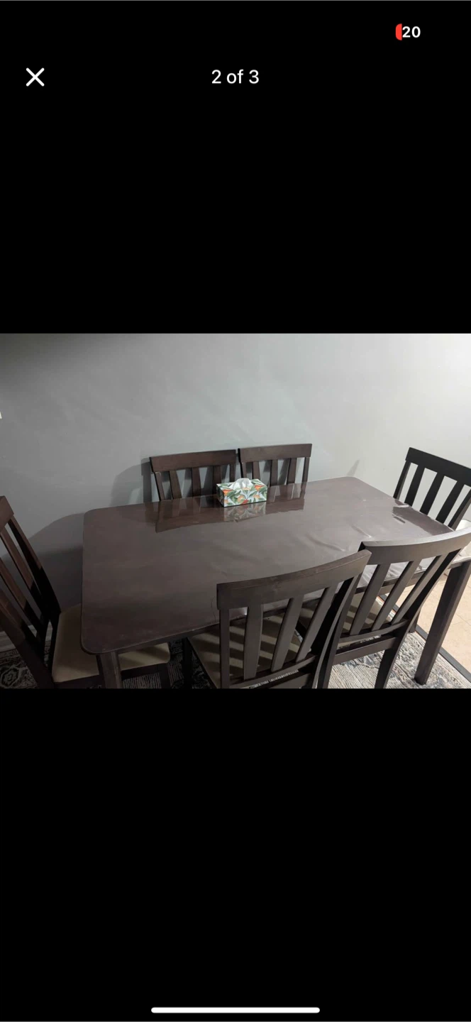 Dining Table with 6 chairs - photo 2