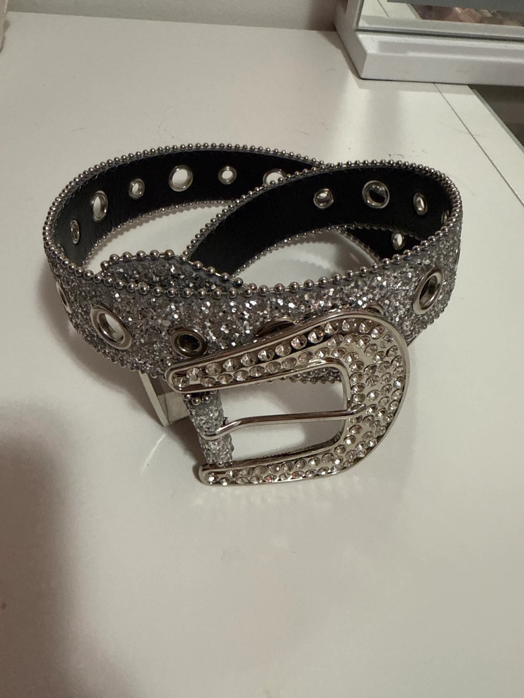 Rhinestone BB Belt - photo 3
