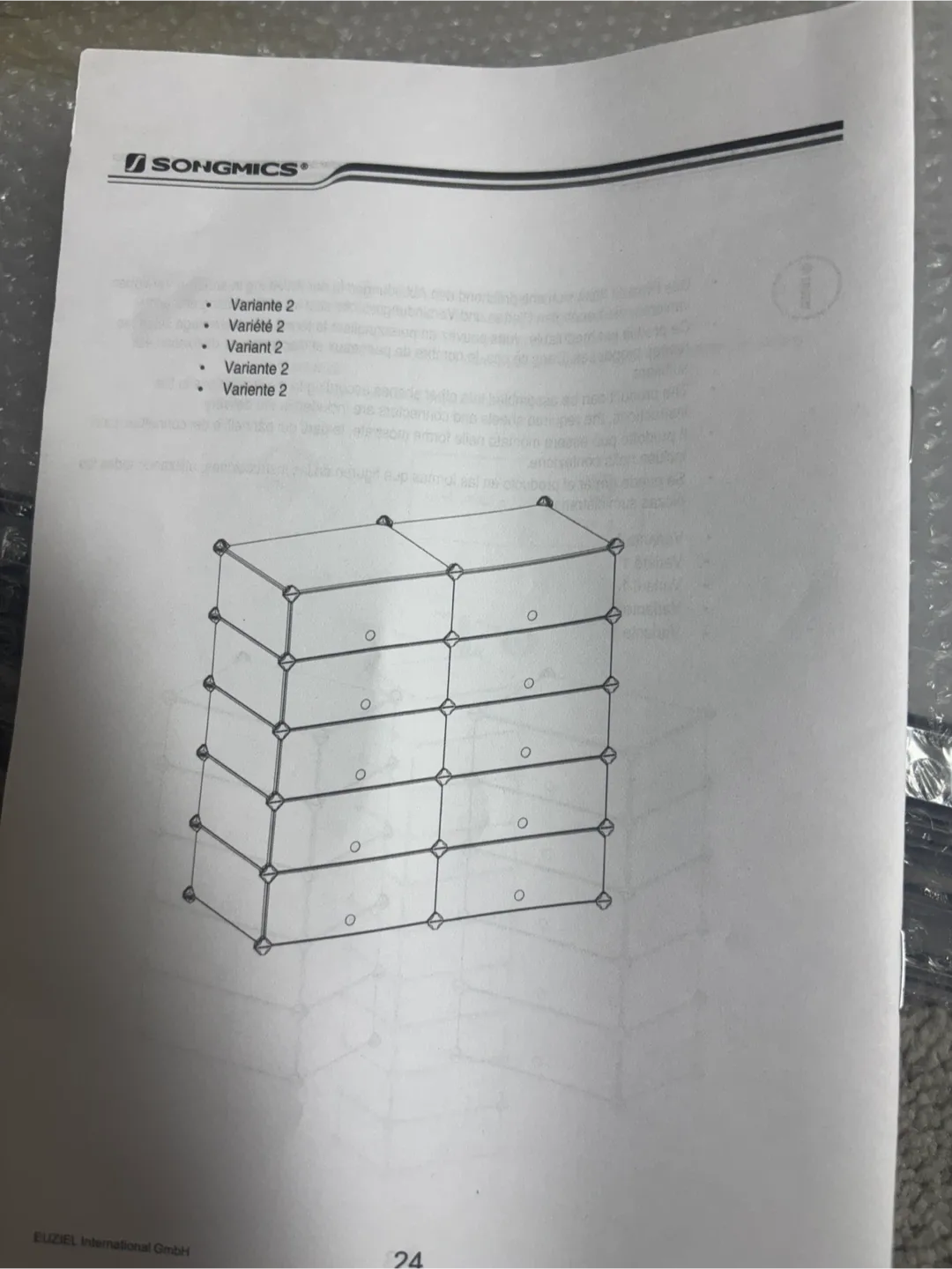 10-Tier Shoe Rack,Cube Storage Organizer Units, image indicator(4)