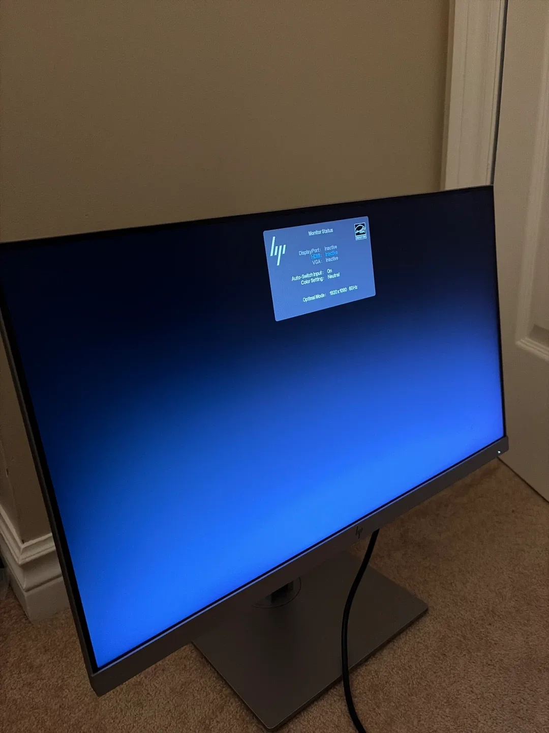HP 23-inch Monitor with Stand included