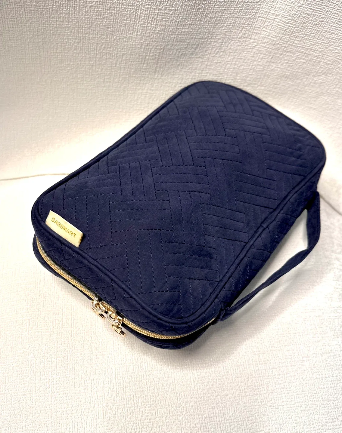 BAGSMART Navy Blue Travel Toiletry Bag image indicator(6)