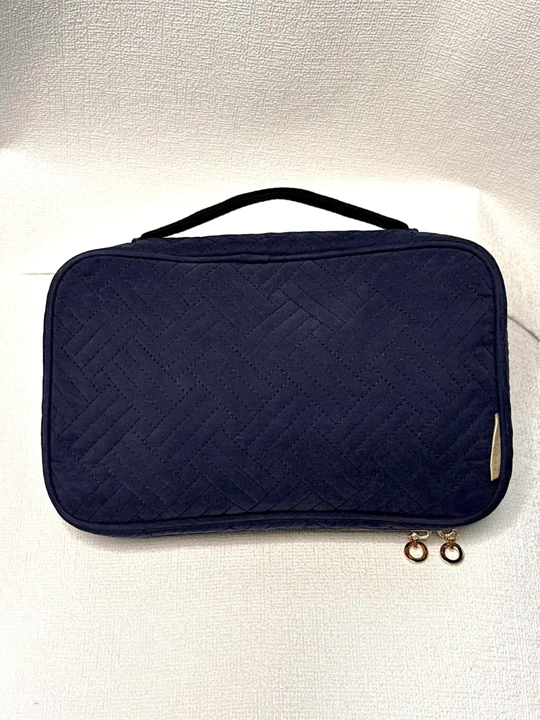 BAGSMART Navy Blue Travel Toiletry Bag image indicator(7)