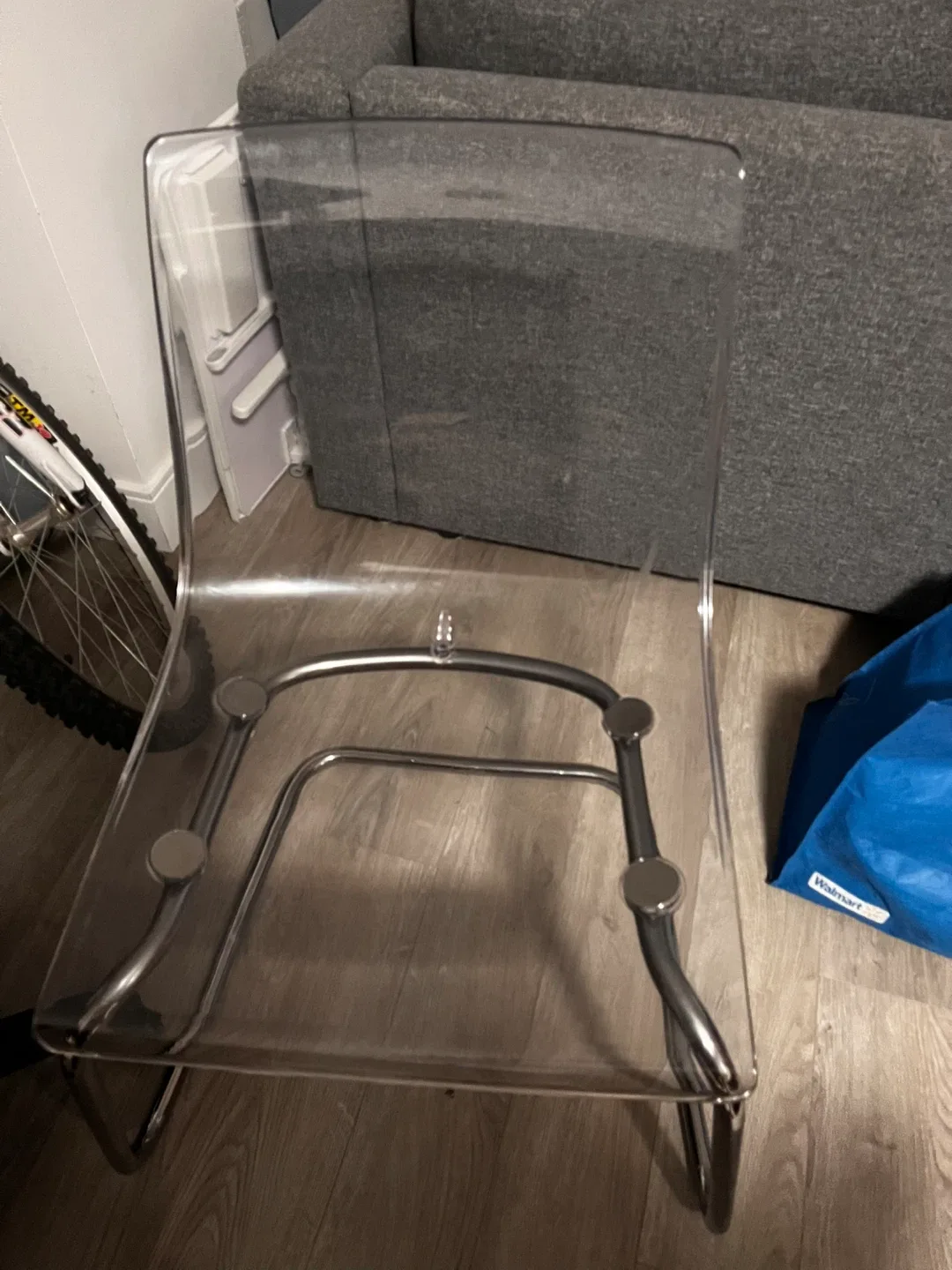 06 IKEA Tobias Clear Acrylic Chair image indicator(2)