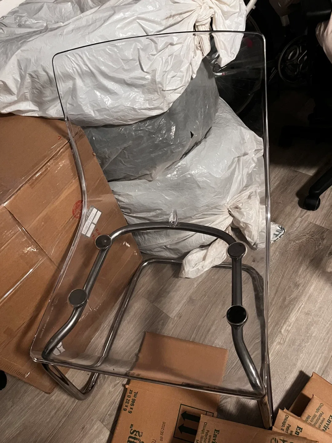 06 IKEA Tobias Clear Acrylic Chair image indicator(4)