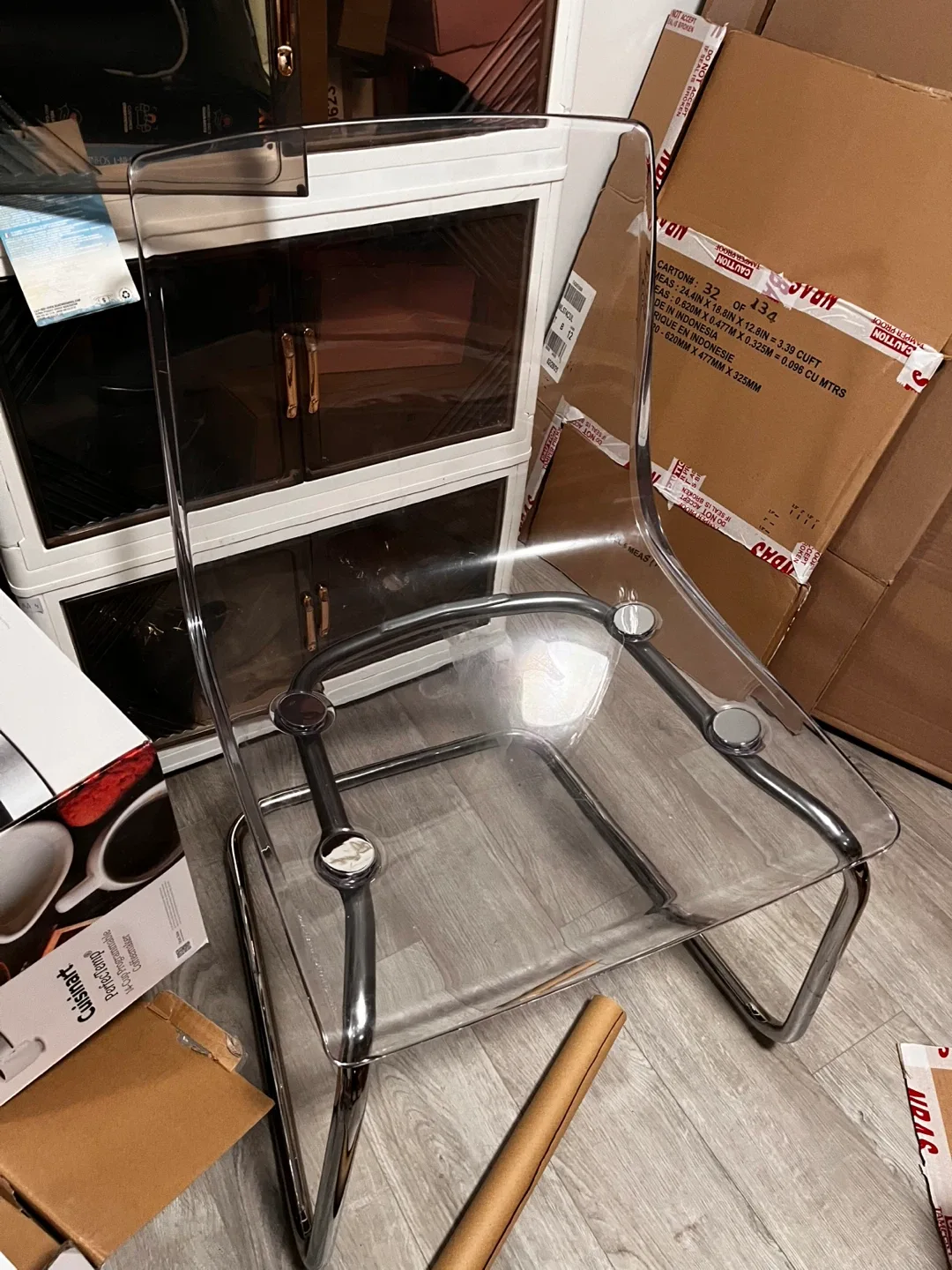 06 IKEA Tobias Clear Acrylic Chair