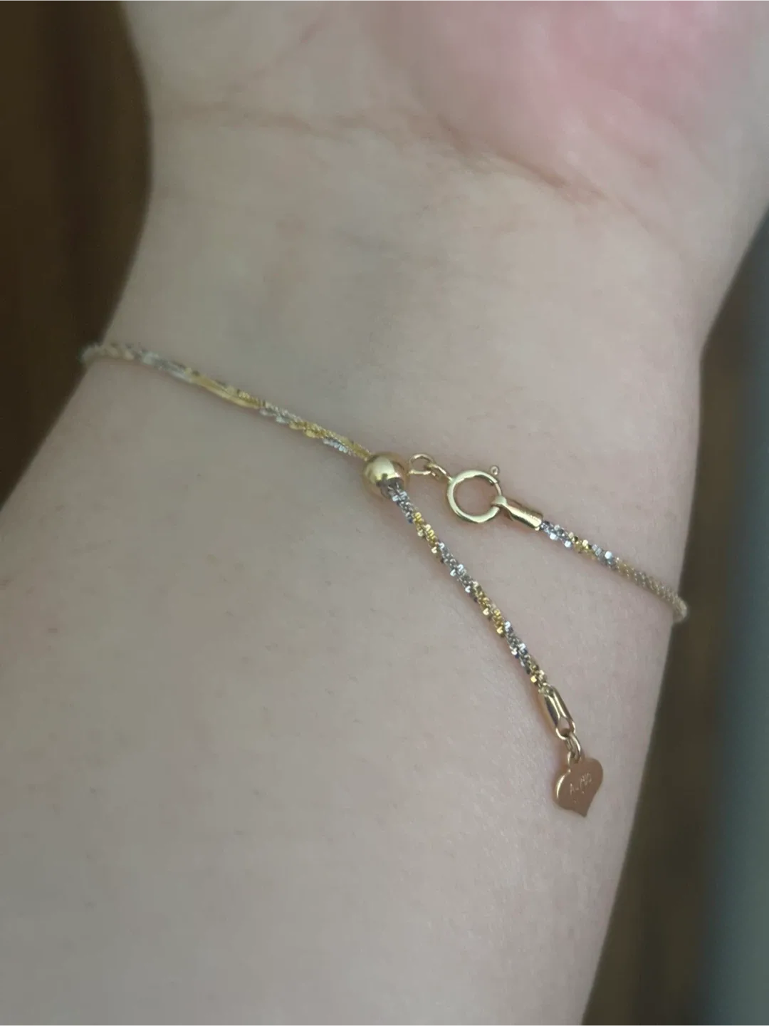 18K Two toned lightweight Bracelet image indicator(6)