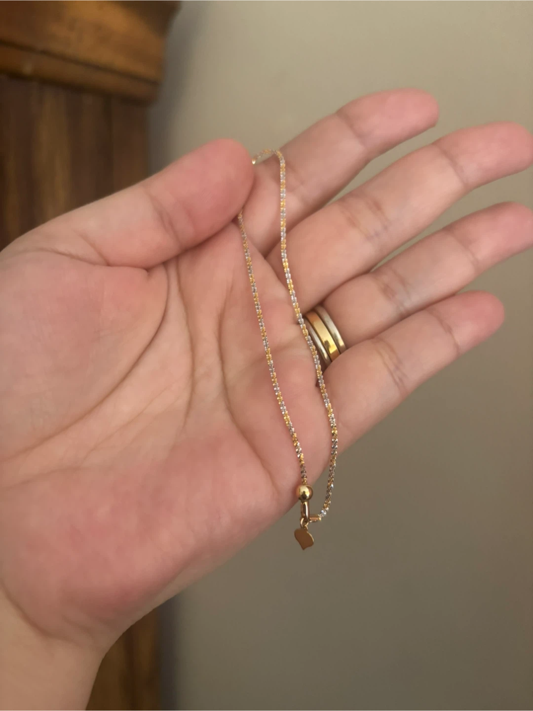 18K Two toned lightweight Bracelet - photo 2