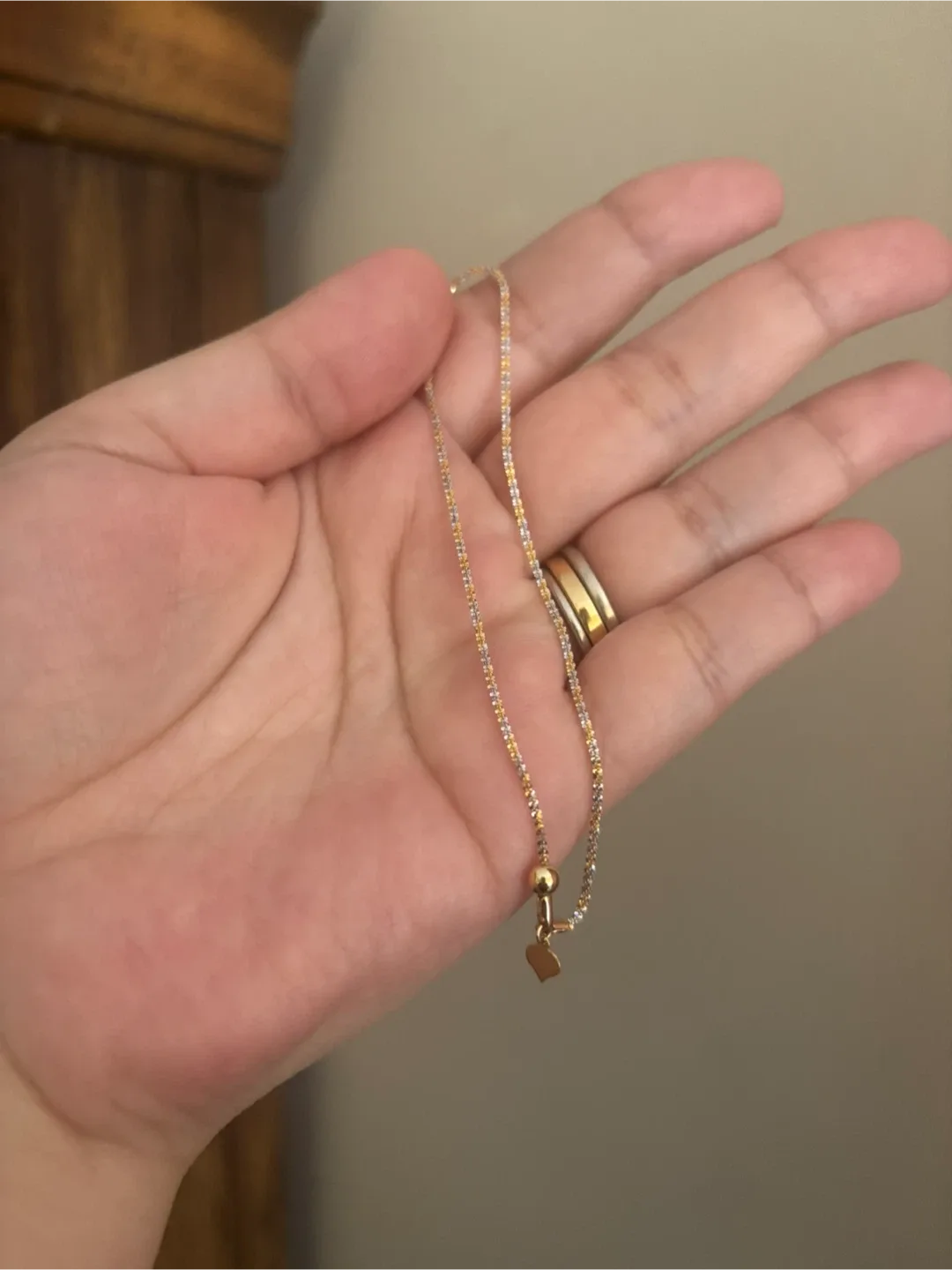 18K Two toned lightweight Bracelet image indicator(2)