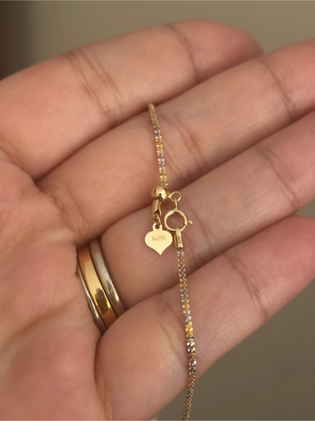 18K Two toned lightweight Bracelet - photo 4