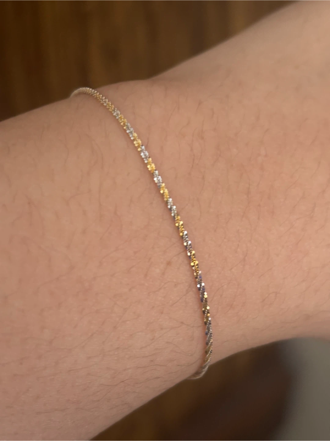 18K Two toned lightweight Bracelet - photo 5