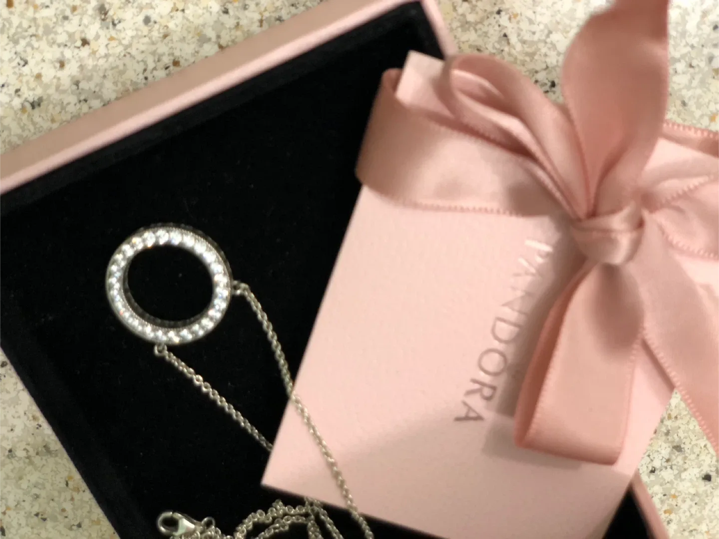 New PANDORA 925 silver circle.. image indicator(2)