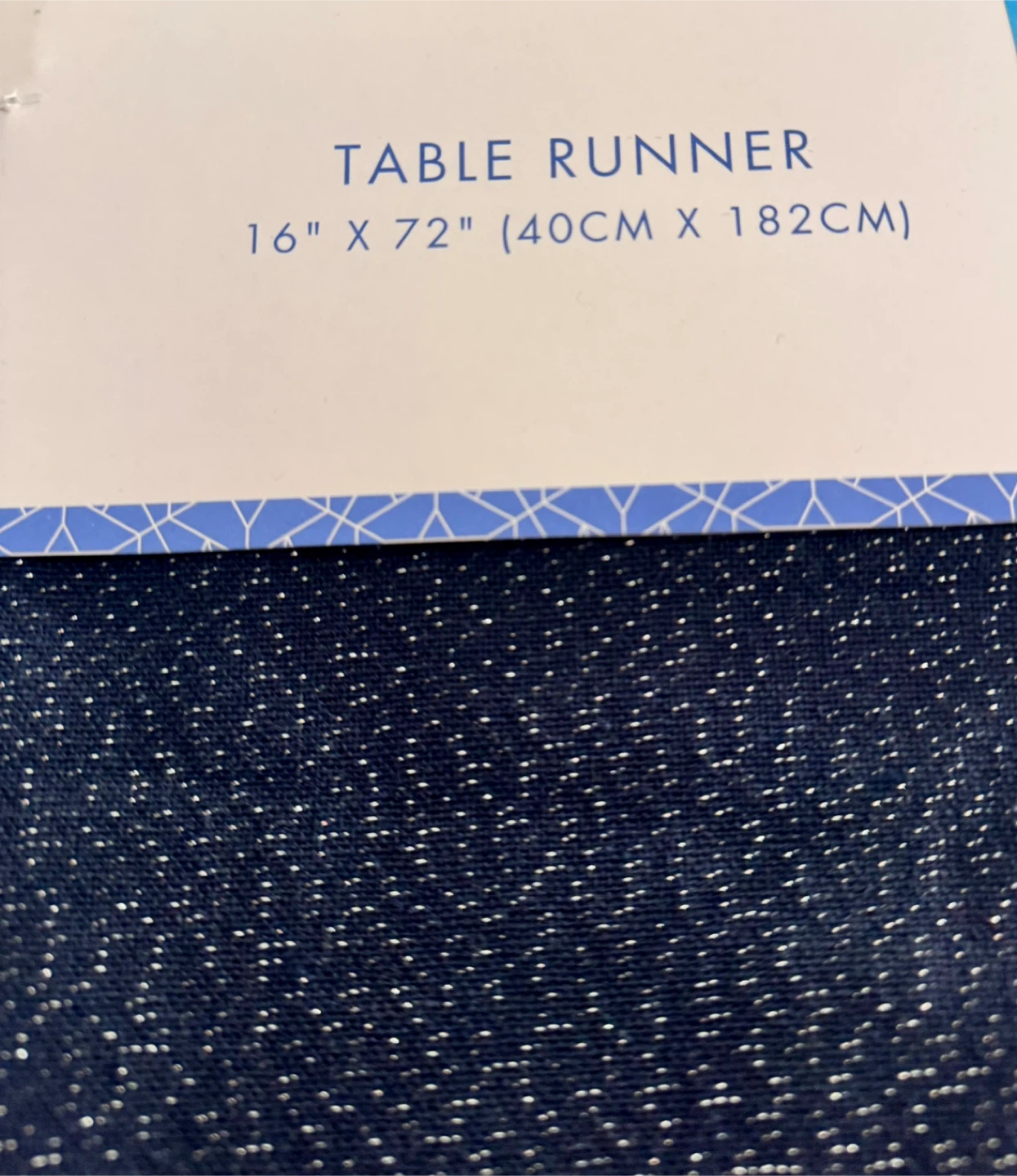Table Runner 16" x 72" Navy Blue - photo 3