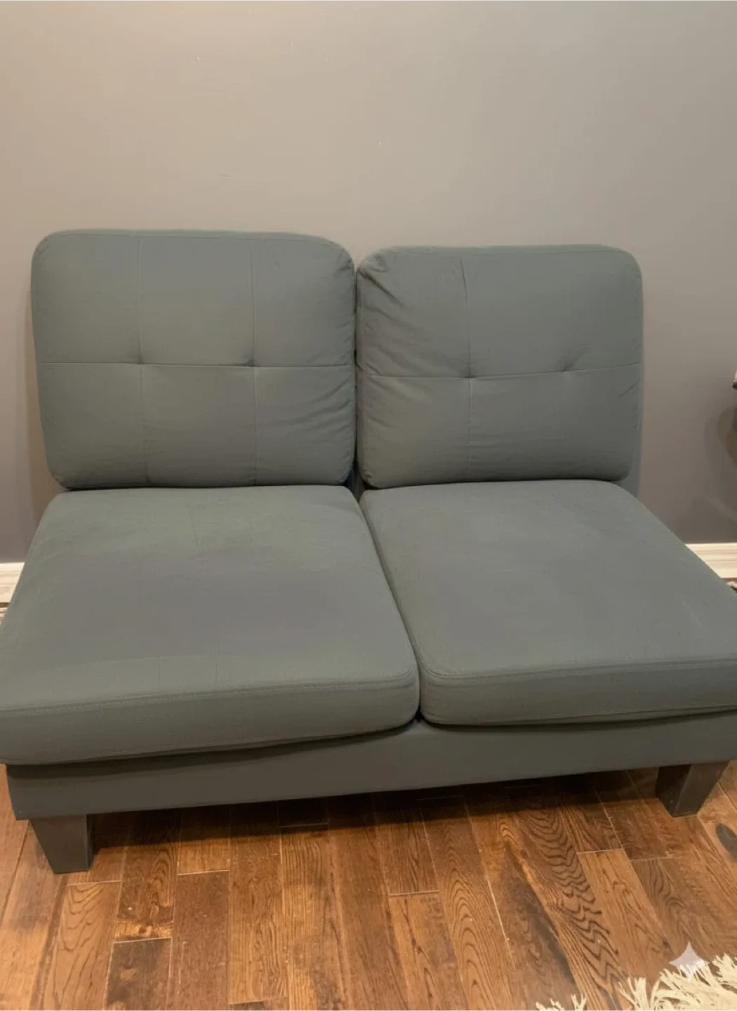Grey Loveseat Sofa