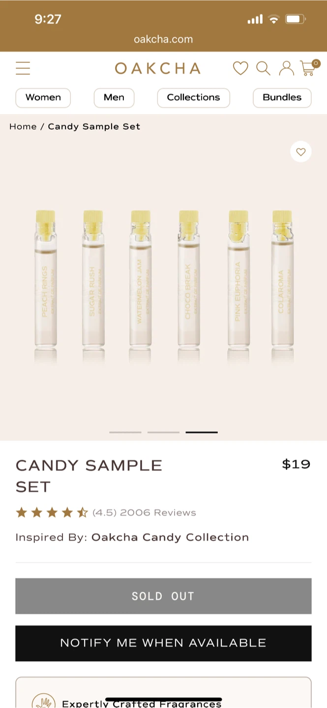Oakcha Candy & Gourmand Collection Perfume Set - photo 4