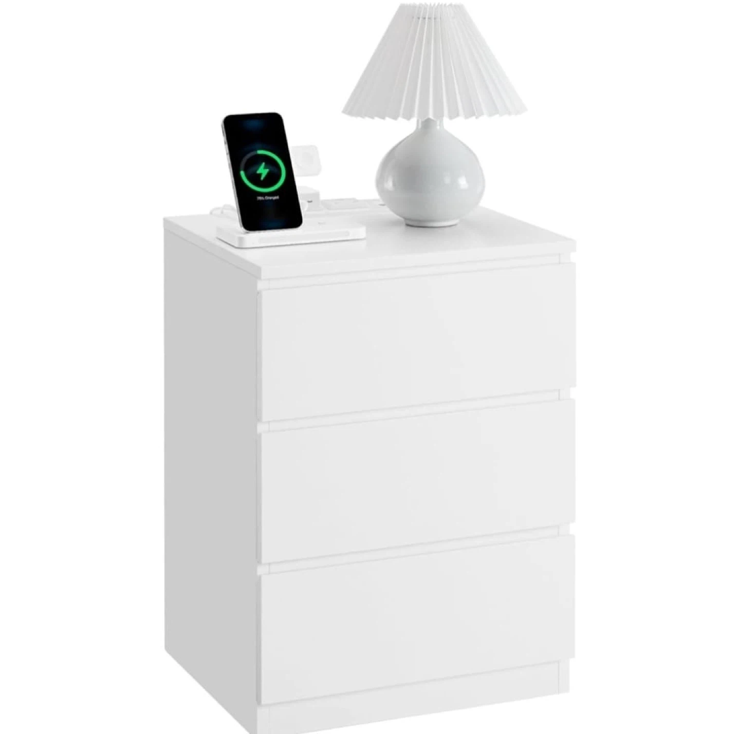 Queen bed and nightstand - photo 2