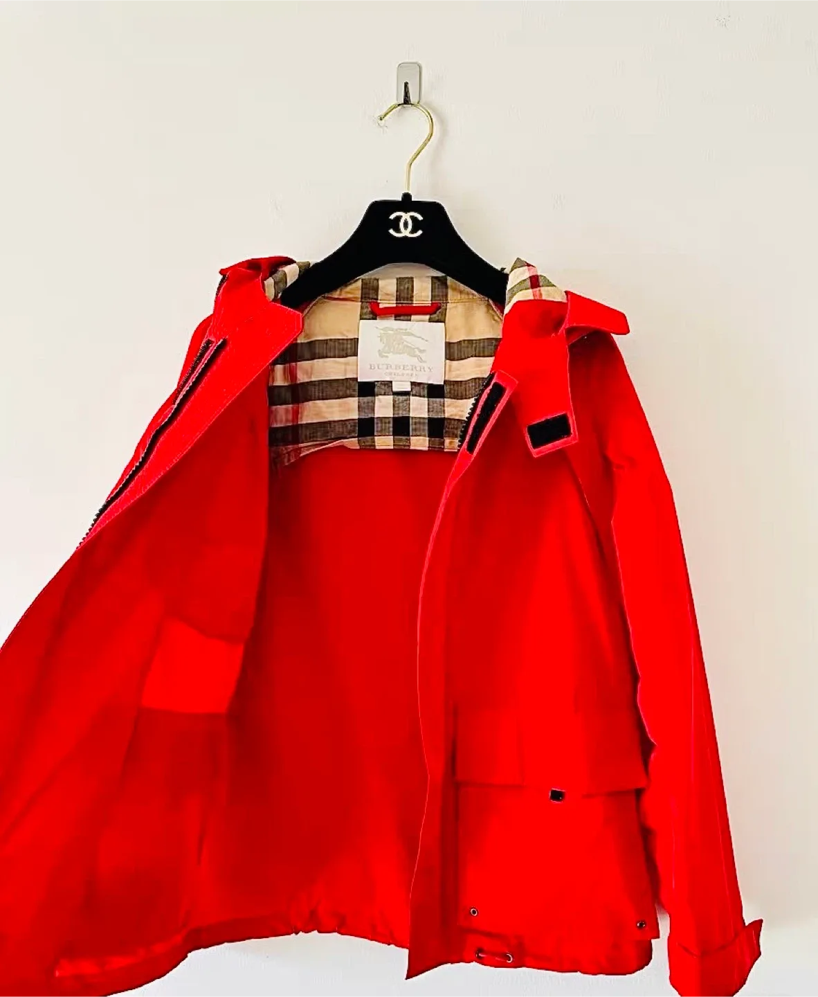 Burberry Children Red Jacket Size 12Y image indicator(3)