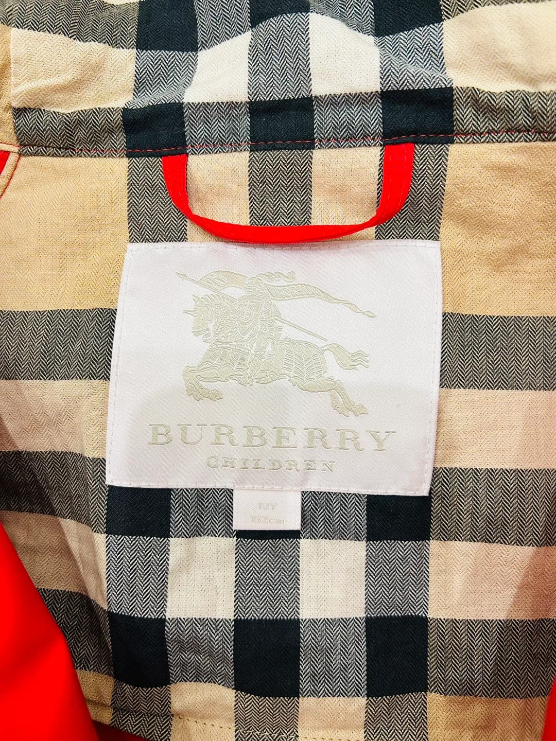 Burberry Children Red Jacket Size 12Y image indicator(5)