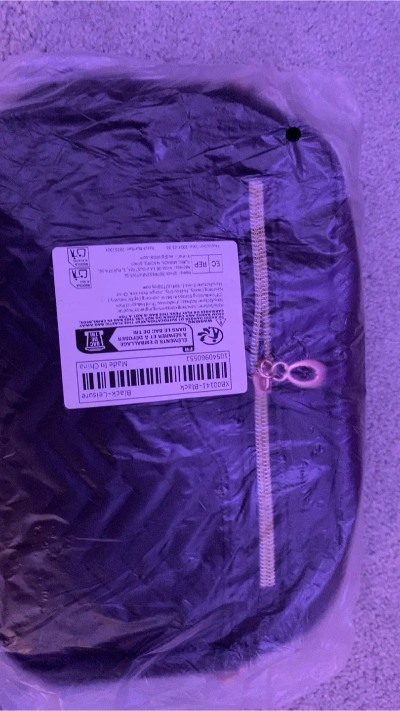 Black Leisure Black Bag - New in Packaging