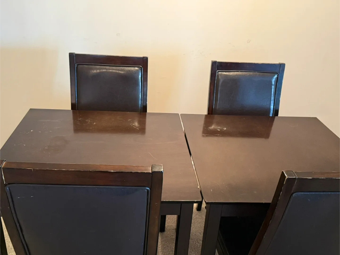 Dining Table Set – 2 Tables + 4 Chairs