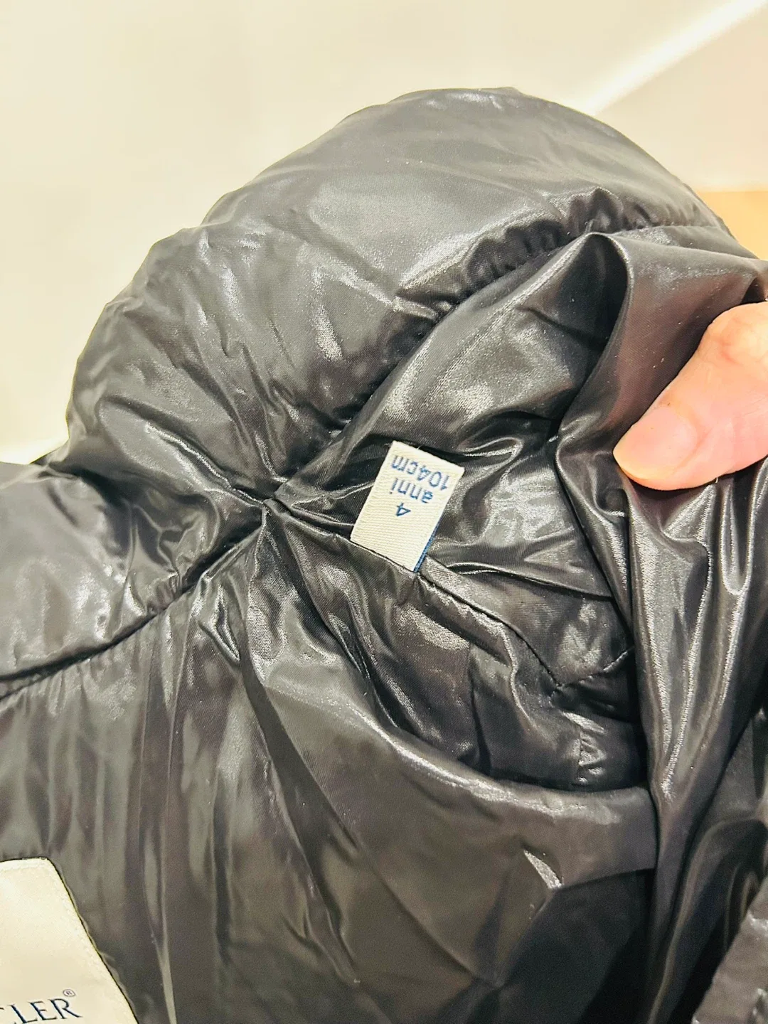 Moncler Kids Black Down Puffer Coat - Size 4 image indicator(4)