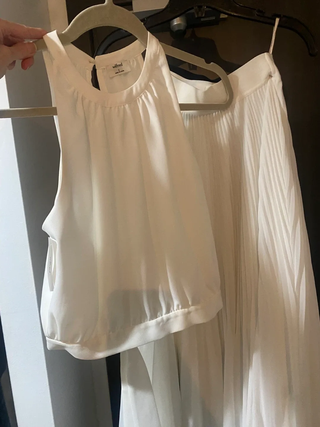 Wilfred White Top & Skirt Set image indicator(4)