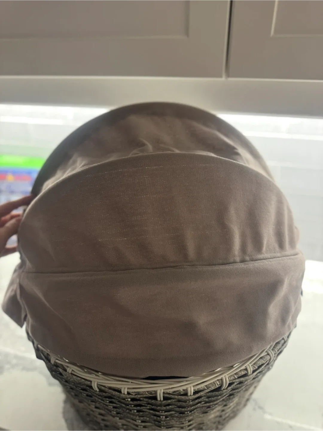 Wicker Pet Bed with Hood image indicator(4)