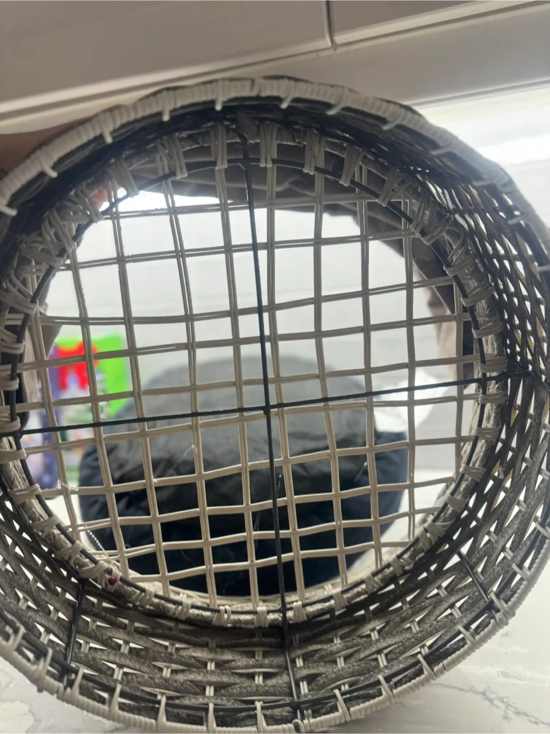 Wicker Pet Bed with Hood image indicator(5)