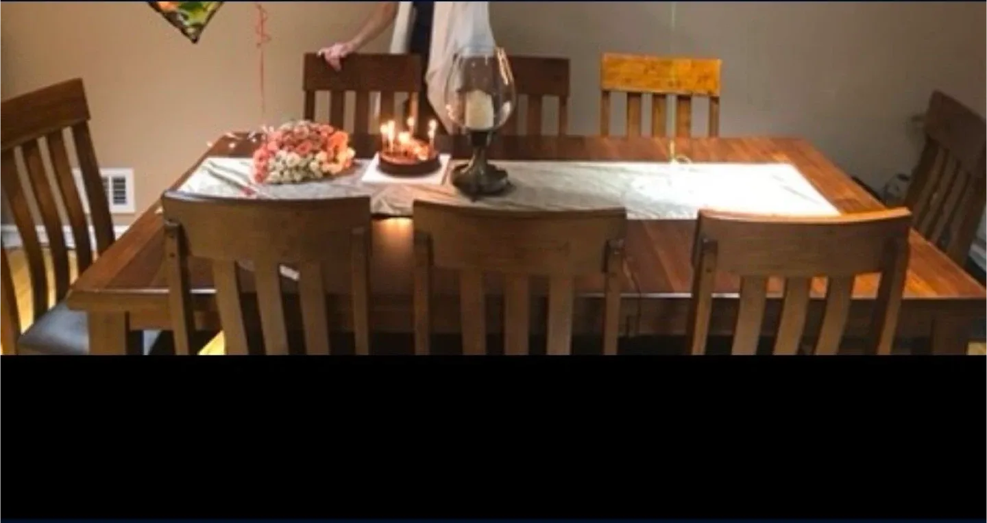 Dining Room Table, 8  Chairs & Console image indicator(2)