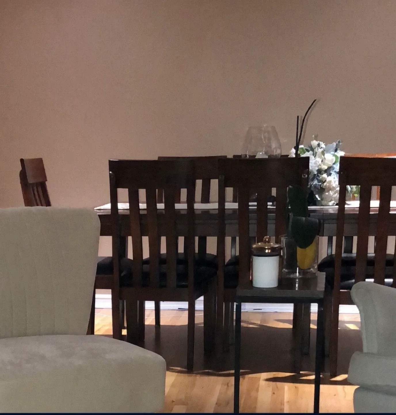 Dining Room Table, 8  Chairs & Console