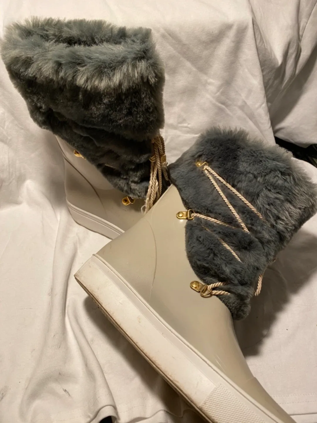 Faux Fur Trimmed Boots - Size 38 image indicator(3)