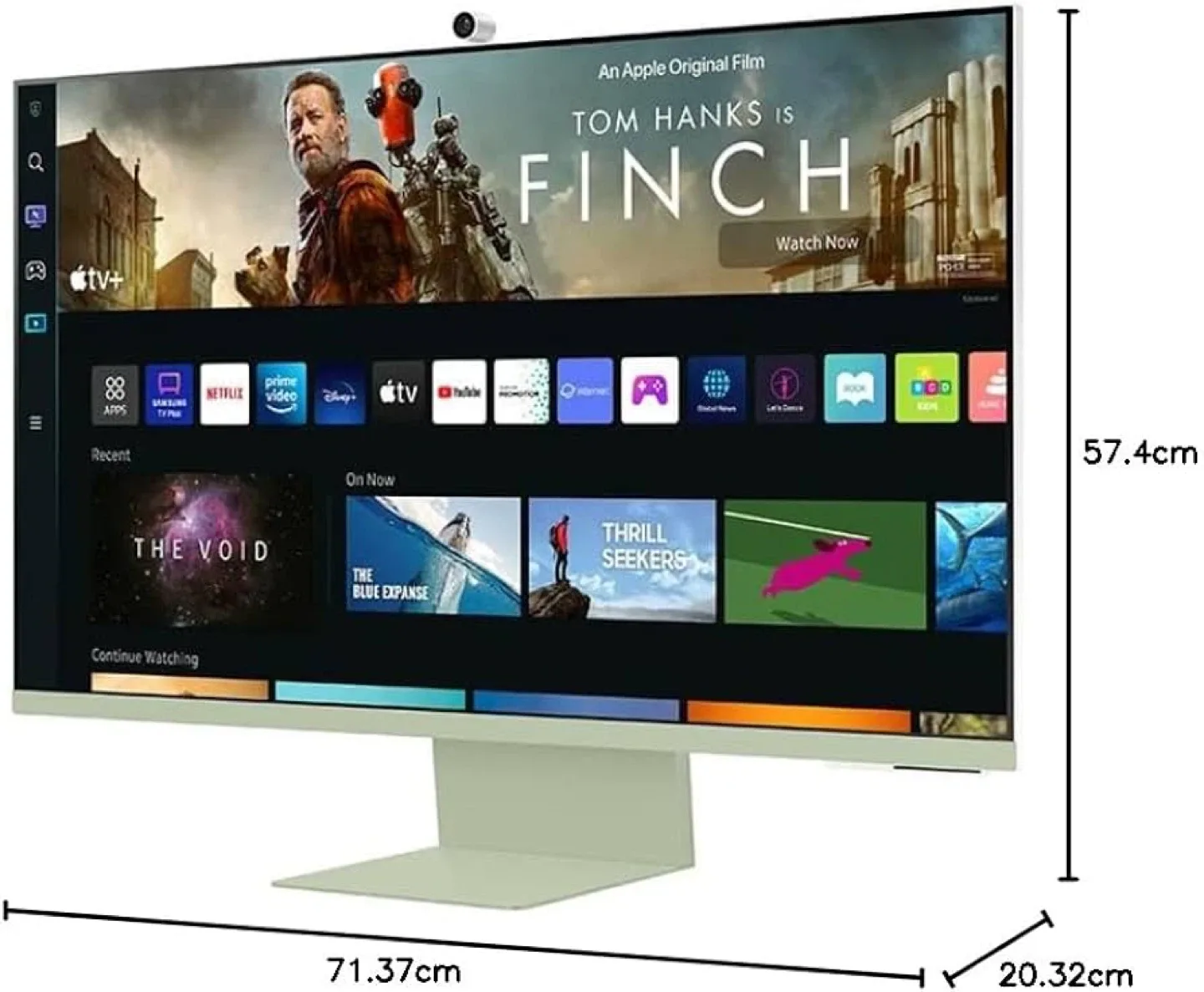 Samsung 32" M8 Smart Monitor in Spring Green image indicator(3)
