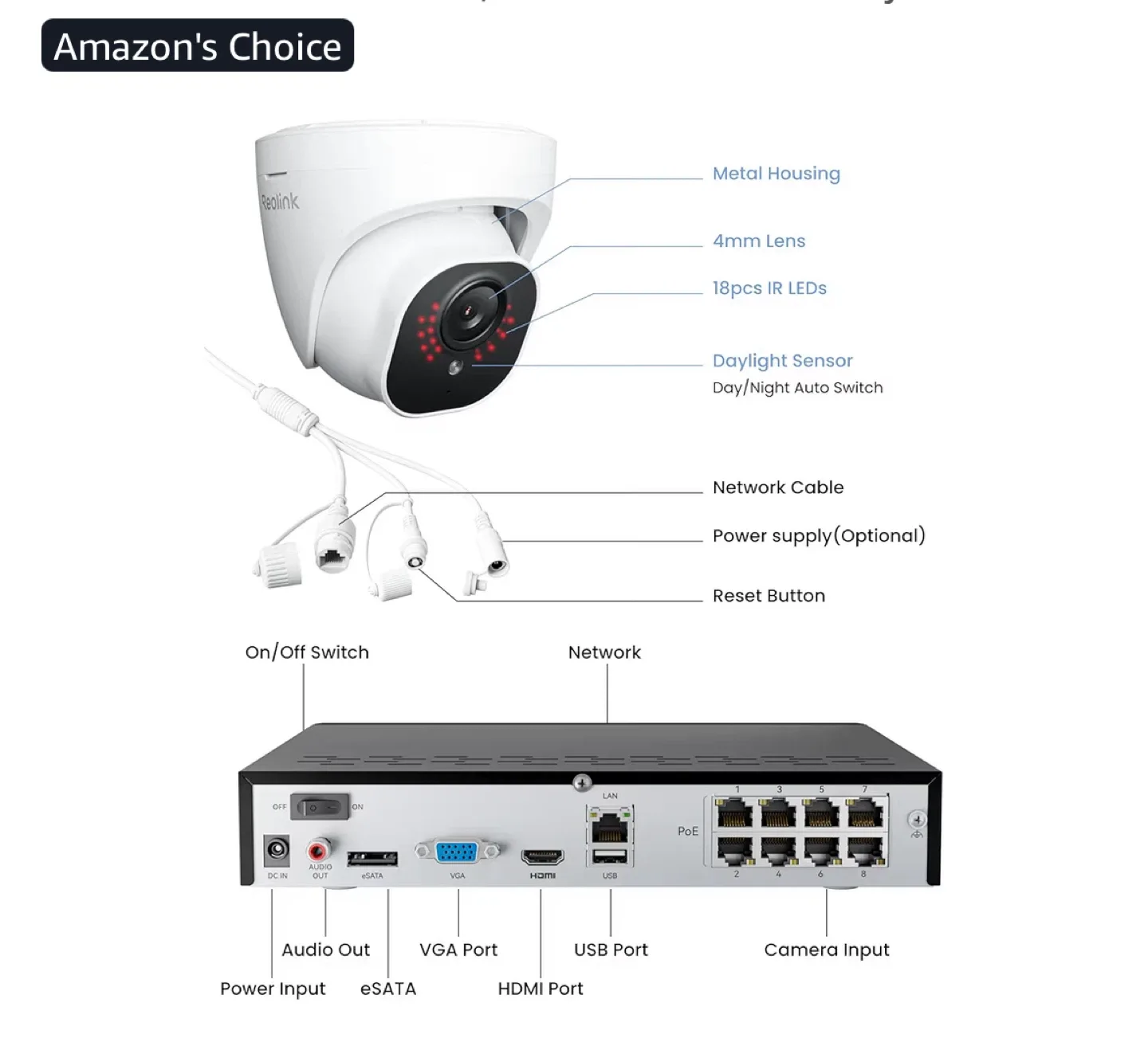 Brand New! Reolink 4K Ultra HD Security Camera System image indicator(9)