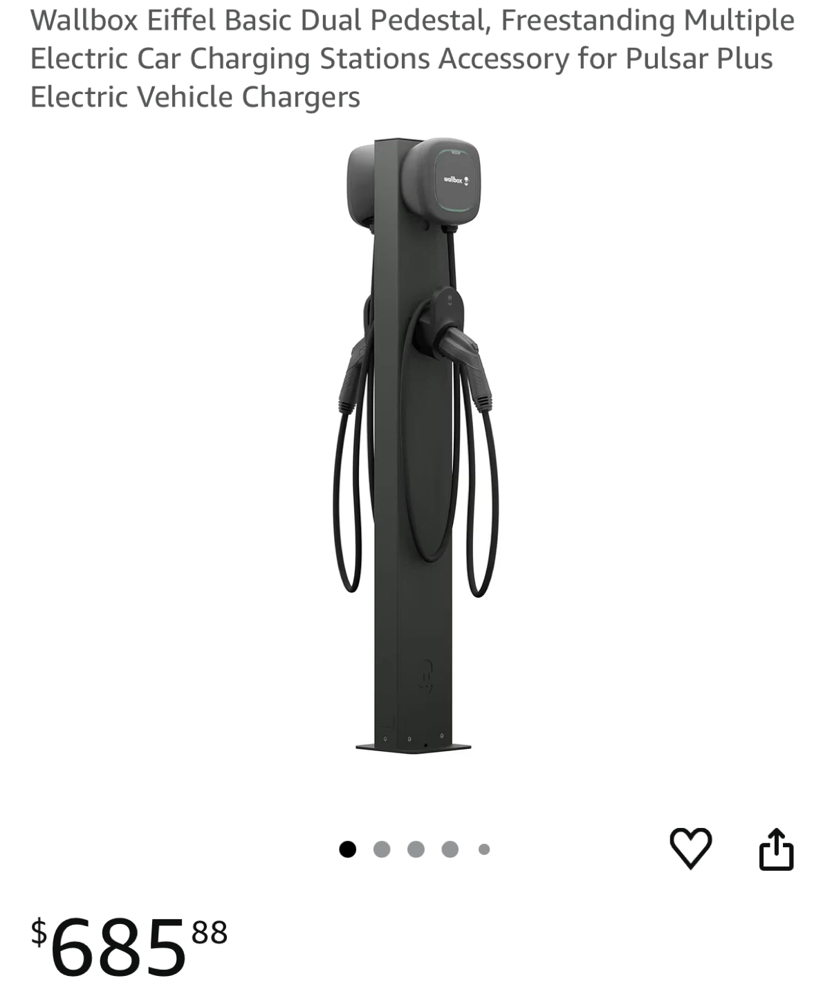 Wallbox Eiffel Basic Dual Pedestal