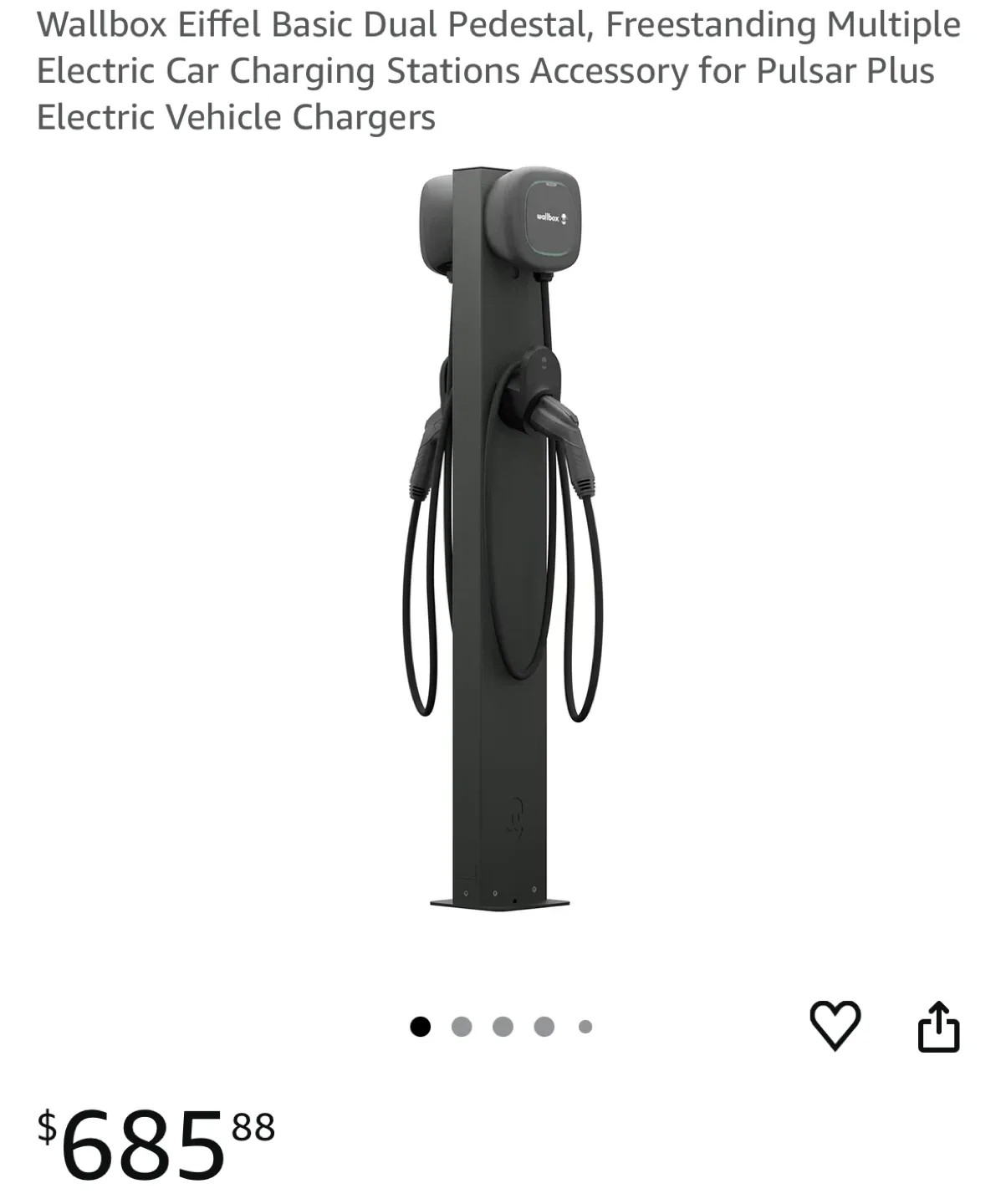 Wallbox Eiffel Basic Dual Pedestal