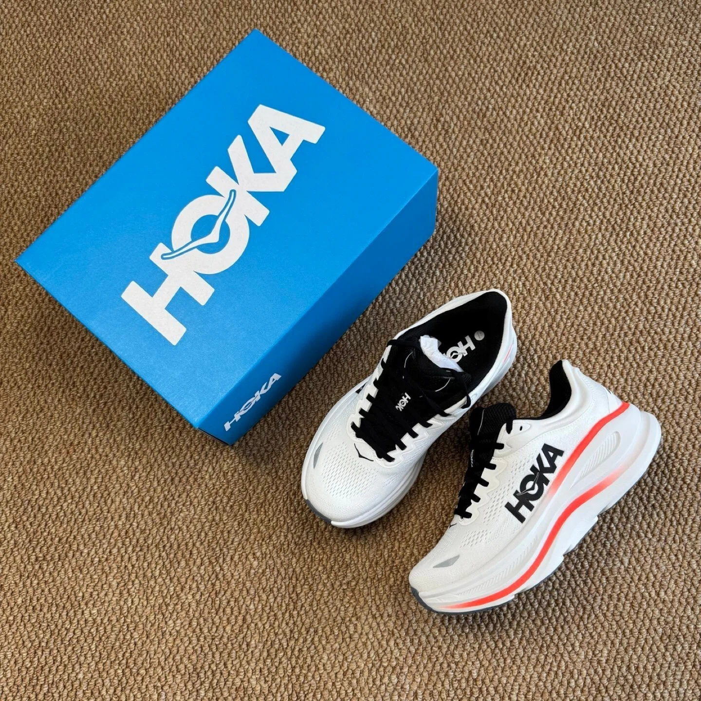 Hoka Mach 6 White Running Shoes - photo 3